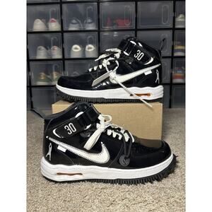 Nike x Off-White Air Force 1 Mid SP ‘Sheed’ Black DR0500-001 Men’s Size 9.5 NEW